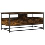 Mesa de centro madera de ingeniería roble ahumado 100x51x45 cm de , Mesas de centro - Ref: Foro24-835286, Precio: 76,69 €, De...