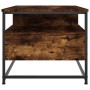 Mesa de centro madera de ingeniería roble ahumado 100x51x45 cm de , Mesas de centro - Ref: Foro24-835286, Precio: 76,69 €, De...