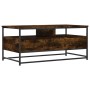 Mesa de centro madera de ingeniería roble ahumado 100x51x45 cm de , Mesas de centro - Ref: Foro24-835286, Precio: 76,69 €, De...