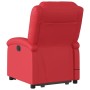 Sillón de majaje elevable eléctrico cuero artificial rojo en Sillones | Comprar online en Foru.es