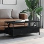 Mesa de centro madera de ingeniería negro 100x51x45 cm de , Mesas de centro - Ref: Foro24-835299, Precio: 98,32 €, Descuento: %