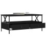 Mesa de centro madera de ingeniería negro 100x51x45 cm de , Mesas de centro - Ref: Foro24-835299, Precio: 98,32 €, Descuento: %