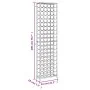Botellero para 95 botellas hierro forjado negro 54x18x200 cm de , Botelleros - Ref: Foro24-358368, Precio: 155,73 €, Descuent...