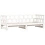 Sofá cama nido madera maciza de pino blanco 90x190 cm de , Camas y somieres - Ref: Foro24-836211, Precio: 191,75 €, Descuento: %
