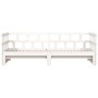 Sofá cama nido madera maciza de pino blanco 90x190 cm de , Camas y somieres - Ref: Foro24-836211, Precio: 191,75 €, Descuento: %