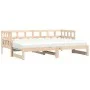 Sofá cama nido madera maciza de pino 80x200 cm de , Camas y somieres - Ref: Foro24-836207, Precio: 154,50 €, Descuento: %
