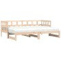 Sofá cama nido madera maciza de pino 80x200 cm de , Camas y somieres - Ref: Foro24-836207, Precio: 156,73 €, Descuento: %