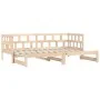 Sofá cama nido madera maciza de pino 80x200 cm de , Camas y somieres - Ref: Foro24-836207, Precio: 154,50 €, Descuento: %