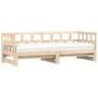 Sofá cama nido madera maciza de pino 80x200 cm de , Camas y somieres - Ref: Foro24-836207, Precio: 154,50 €, Descuento: %