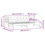 Sofá cama nido madera maciza de pino 80x200 cm de , Camas y somieres - Ref: Foro24-836207, Precio: 156,73 €, Descuento: %