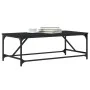 Mesa de centro de madera contrachapada negro 100x50x35 cm de , Mesas de centro - Ref: Foro24-835329, Precio: 38,41 €, Descuen...