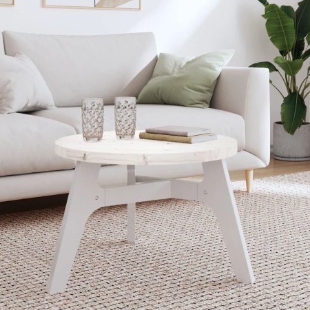 Tablero de mesa redondo madera maciza de pino blanco Ø60x3 cm de , Tableros para mesas - Ref: Foro24-833665, Precio: 43,33 €,...