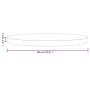 Round table top solid white pine wood Ø60x3 cm by , Table tops - Ref: Foro24-833665, Price: 43,20 €, Discount: %