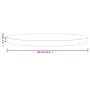 Tablero de mesa redondo madera maciza de pino blanco Ø60x3 cm de , Tableros para mesas - Ref: Foro24-833665, Precio: 43,33 €,...
