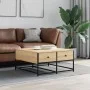 Sonoma oak engineered wood coffee table 80x80x40 cm by , Coffee table - Ref: Foro24-835355, Price: 50,69 €, Discount: %