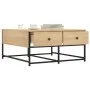 Sonoma oak engineered wood coffee table 80x80x40 cm by , Coffee table - Ref: Foro24-835355, Price: 50,69 €, Discount: %