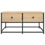 Sonoma oak engineered wood coffee table 80x80x40 cm by , Coffee table - Ref: Foro24-835355, Price: 50,69 €, Discount: %