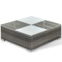 Juego de muebles de jardín 6 pzs y cojines ratán sintético gris de vidaXL, Conjuntos de jardín - Ref: Foro24-41879, Precio: 6...