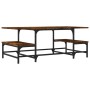 Mesa de centro madera contrachapada roble ahumado 100x50,5x40cm de , Mesas de centro - Ref: Foro24-835376, Precio: 36,98 €, D...