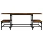 Mesa de centro madera contrachapada roble ahumado 100x50,5x40cm de , Mesas de centro - Ref: Foro24-835376, Precio: 36,46 €, D...