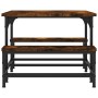 Mesa de centro madera contrachapada roble ahumado 100x50,5x40cm de , Mesas de centro - Ref: Foro24-835376, Precio: 36,98 €, D...