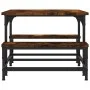Mesa de centro madera contrachapada roble ahumado 100x50,5x40cm de , Mesas de centro - Ref: Foro24-835376, Precio: 36,46 €, D...