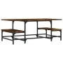 Mesa de centro madera contrachapada roble ahumado 100x50,5x40cm de , Mesas de centro - Ref: Foro24-835376, Precio: 36,46 €, D...