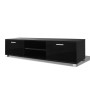 Mueble de TV negro brillo 140x40,5x35 cm de vidaXL, Muebles TV - Ref: Foro24-243044, Precio: 126,65 €, Descuento: %