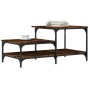 Mesa de centro madera de ingeniería roble ahumado 100x50,5x45cm de , Mesas de centro - Ref: Foro24-835381, Precio: 50,37 €, D...