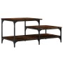 Mesa de centro madera de ingeniería roble ahumado 100x50,5x45cm de , Mesas de centro - Ref: Foro24-835381, Precio: 50,37 €, D...