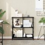 Estantería de madera de ingeniería negra 78,5x33x82 cm de , Librerías y estanterías - Ref: Foro24-835244, Precio: 52,59 €, De...