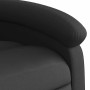 Sillón reclinable eléctrico de cuero auténtico negro en Sillones | Comprar online en Foru.es