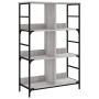 Estantería de madera de ingeniería gris Sonoma 78,5x33x117,5 cm de , Librerías y estanterías - Ref: Foro24-835252, Precio: 66...