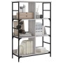 Estantería de madera de ingeniería gris Sonoma 78,5x33x117,5 cm de , Librerías y estanterías - Ref: Foro24-835252, Precio: 66...