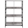 Estantería de madera de ingeniería gris Sonoma 78,5x33x117,5 cm de , Librerías y estanterías - Ref: Foro24-835252, Precio: 66...