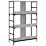 Estantería de madera de ingeniería gris Sonoma 78,5x33x117,5 cm de , Librerías y estanterías - Ref: Foro24-835252, Precio: 66...