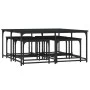 Mesas de centro apilables 5 piezas madera de ingeniería negro de , Mesas de centro - Ref: Foro24-835334, Precio: 80,74 €, Des...