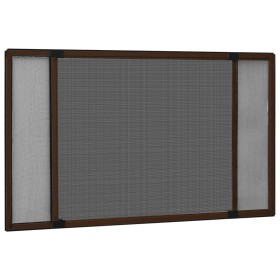 Mosquitera extensible para ventanas marrón (75-143)x50 cm de , Mosquiteras para ventanas - Ref: Foro24-149039, Precio: 24,33 ...