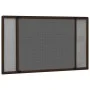 Mosquitera extensible para ventanas marrón (75-143)x50 cm de , Mosquiteras para ventanas - Ref: Foro24-149039, Precio: 22,05 ...
