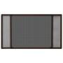 Mosquitera extensible para ventanas marrón (75-143)x50 cm de , Mosquiteras para ventanas - Ref: Foro24-149039, Precio: 24,33 ...