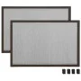 Mosquitera extensible para ventanas marrón (75-143)x50 cm de , Mosquiteras para ventanas - Ref: Foro24-149039, Precio: 22,05 ...