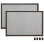 Mosquitera extensible para ventanas marrón (75-143)x50 cm de , Mosquiteras para ventanas - Ref: Foro24-149039, Precio: 24,33 ...