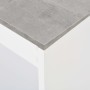 Mesa alta de cocina con estantería blanca 110x50x103 cm de , Mesas de cocina y de comedor - Ref: Foro24-280214, Precio: 105,4...