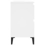 Armario para lavabo madera contrachapada blanco 80x33x60 cm de , Tocadores de baño - Ref: Foro24-821276, Precio: 98,63 €, Des...