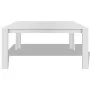 White dining table 140x80x75 cm by vidaXL, Kitchen and dining tables - Ref: Foro24-243056, Price: 129,03 €, Discount: %