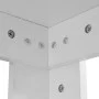White dining table 140x80x75 cm by vidaXL, Kitchen and dining tables - Ref: Foro24-243056, Price: 129,03 €, Discount: %