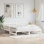 Sofá cama nido madera maciza de pino blanco 90x200 cm de , Camas y somieres - Ref: Foro24-836148, Precio: 192,15 €, Descuento: %
