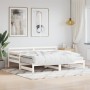 Sofá cama nido madera maciza de pino blanco 90x200 cm de , Camas y somieres - Ref: Foro24-836148, Precio: 200,12 €, Descuento: %