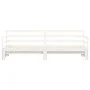 Sofá cama nido madera maciza de pino blanco 90x200 cm de , Camas y somieres - Ref: Foro24-836148, Precio: 192,15 €, Descuento: %