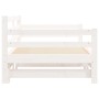 Sofá cama nido madera maciza de pino blanco 90x200 cm de , Camas y somieres - Ref: Foro24-836148, Precio: 200,12 €, Descuento: %